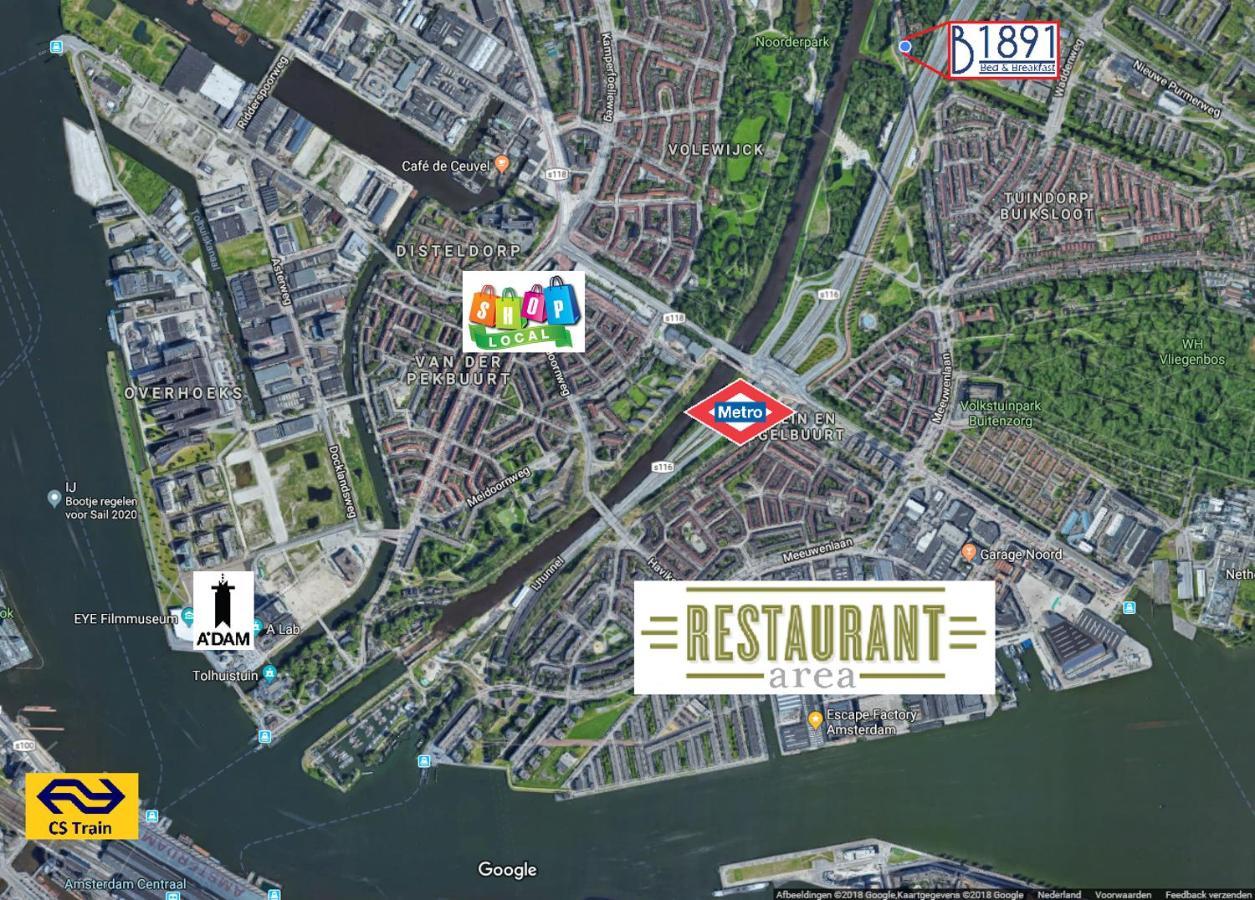 B&B 1891 Amsterdam Eksteriør billede